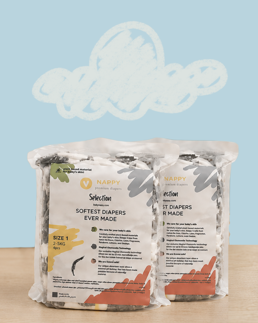 Nappy Premium Diapers | Sample Packs