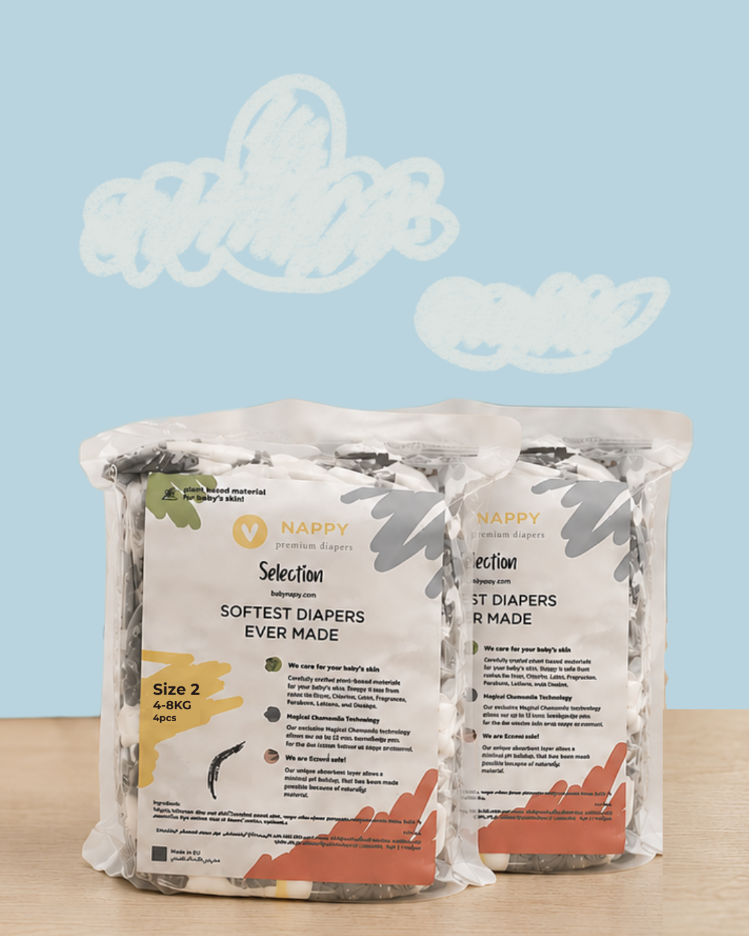Nappy Diaper Trial Packs | Size 2