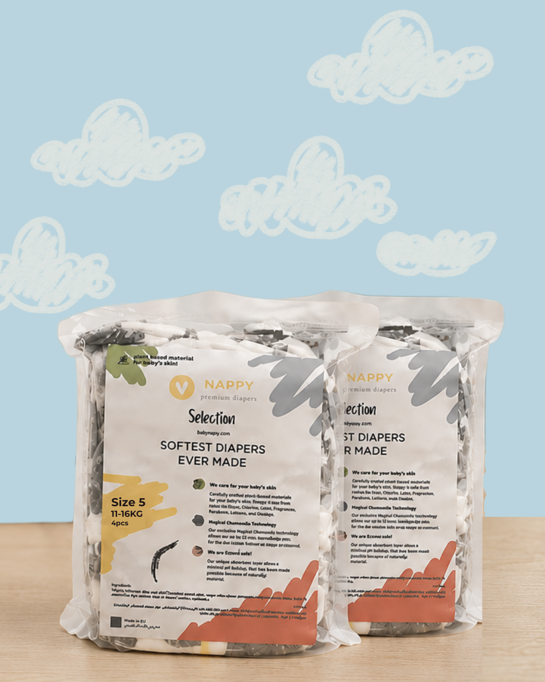 Nappy Diaper Trial Packs | Size 5